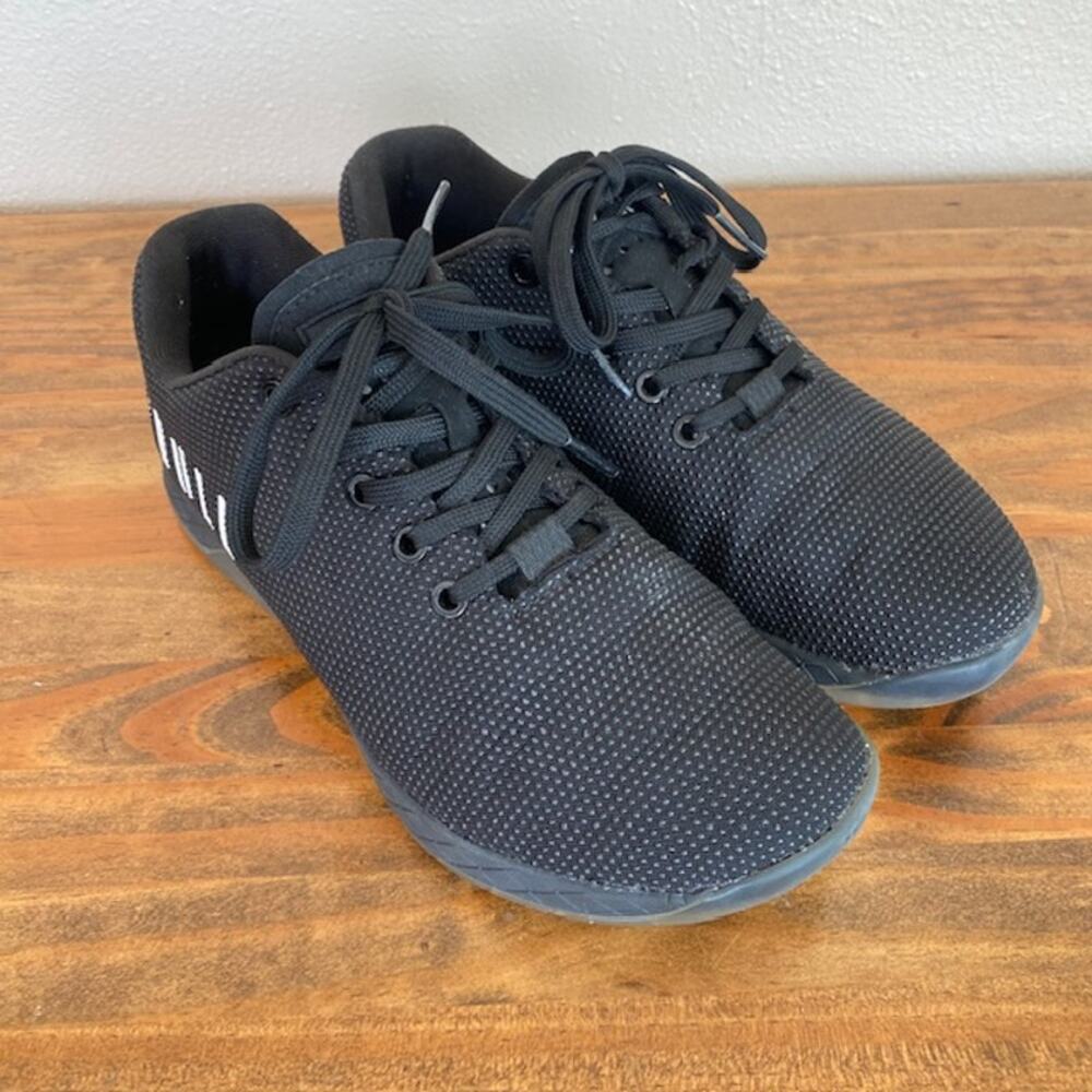 NoBull Black SuperFabric Weight Lifting Sneakers - Size 8